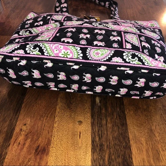 Vera Bradley pink elephant tic tac tote toggle - Picture 3 of 6